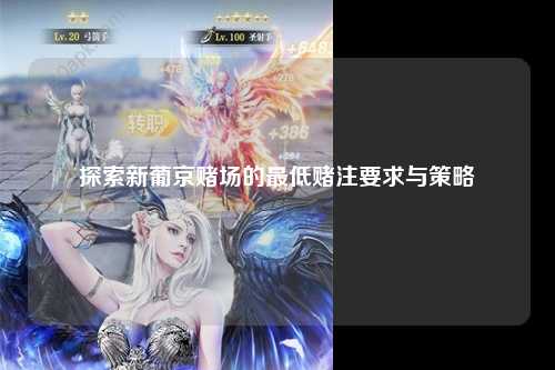 探索新葡京赌场的最低赌注要求与策略