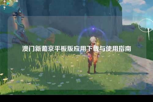 澳门新葡京平板版应用下载与使用指南