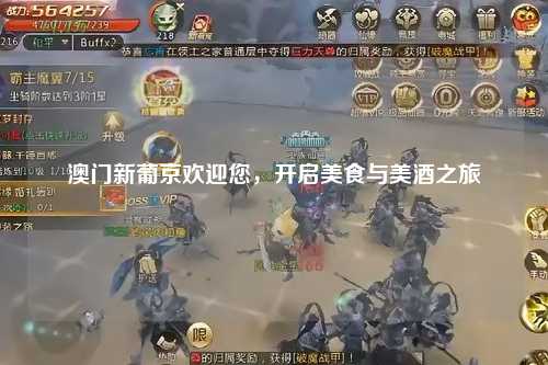 澳门新葡京欢迎您，开启美食与美酒之旅