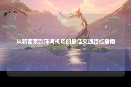 从新葡京到珠海机场的最佳交通路线指南