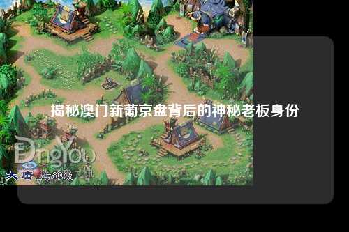 揭秘澳门新葡京盘背后的神秘老板身份