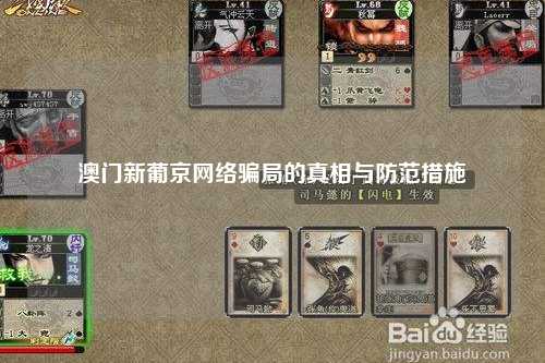 澳门新葡京网络骗局的真相与防范措施