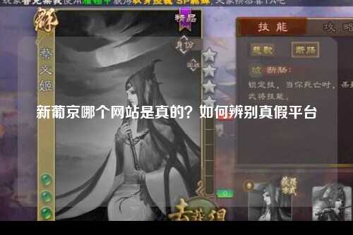 新葡京哪个网站是真的？如何辨别真假平台
