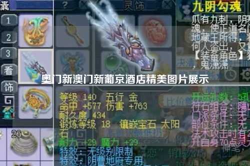 奥门新澳门新葡京酒店精美图片展示