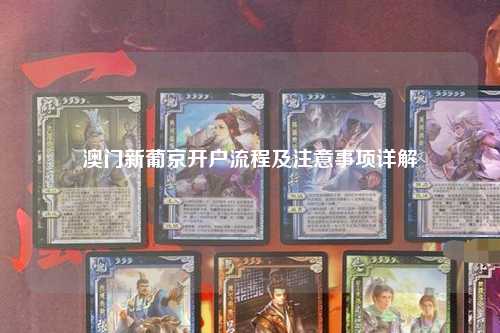 澳门新葡京开户流程及注意事项详解