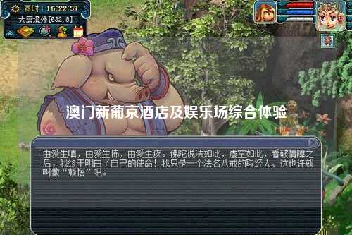 澳门新葡京酒店及娱乐场综合体验