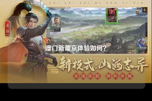 澳门新葡京体验如何？