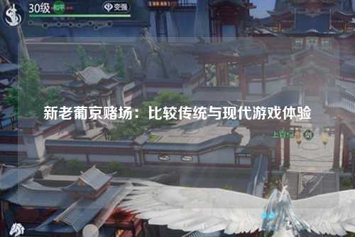 新老葡京赌场：比较传统与现代游戏体验