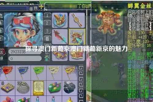 探寻澳门新葡京澳门新葡新京的魅力