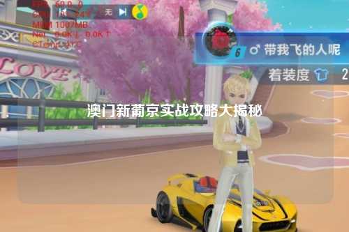 澳门新葡京实战攻略大揭秘