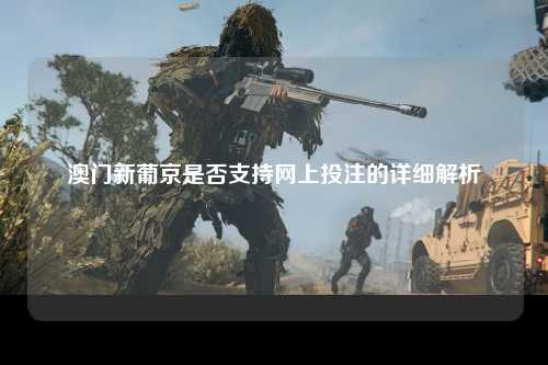 澳门新葡京是否支持网上投注的详细解析